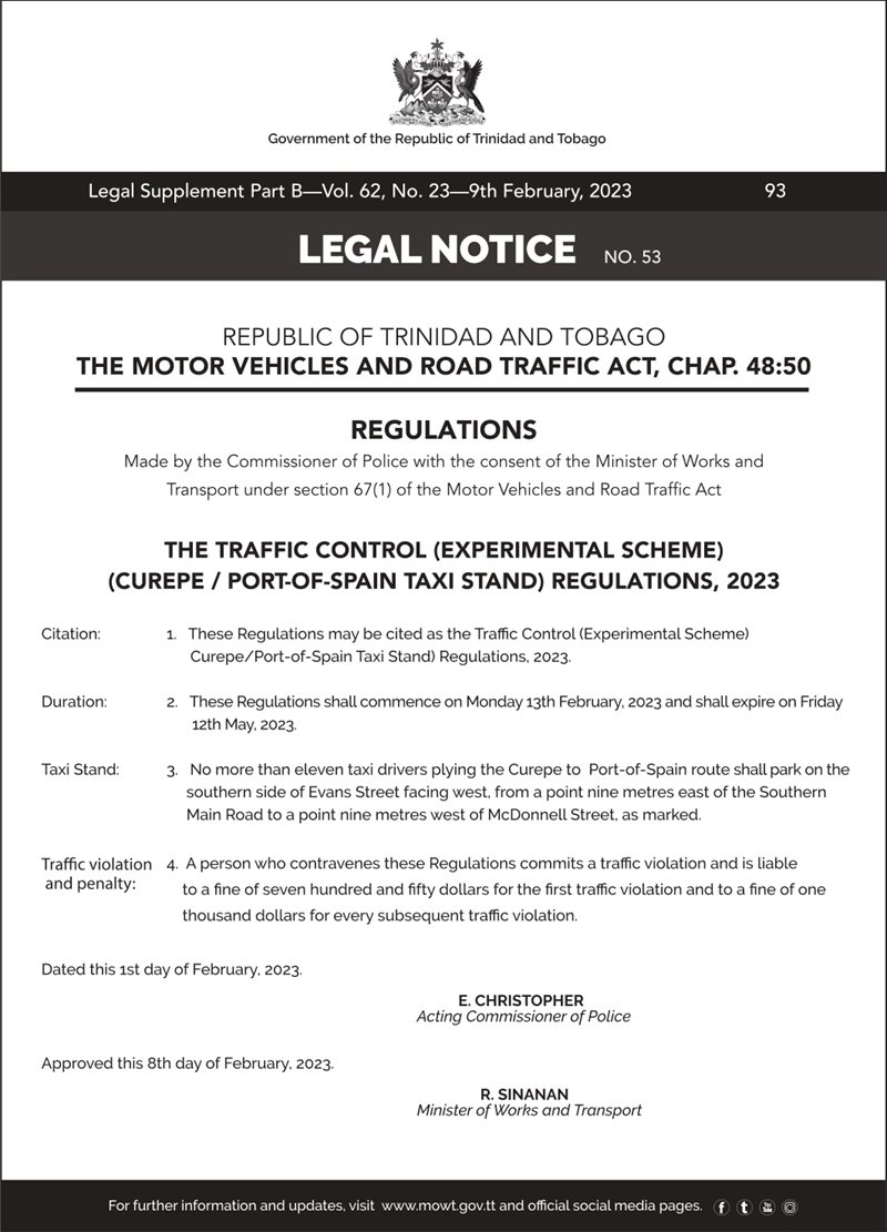 Legal-Notice-53-Curepe-Port-of-Spain-Taxi-Stand.jpg